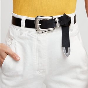 Western Leather Belt - Aritzia